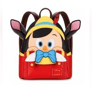 NWT! Loungefly Disney 100 Pinocchio Donkey Mini Backpack